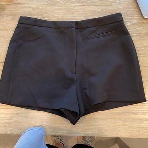 Milly Black High Waist Trudee Shorts Size 8 NWOT